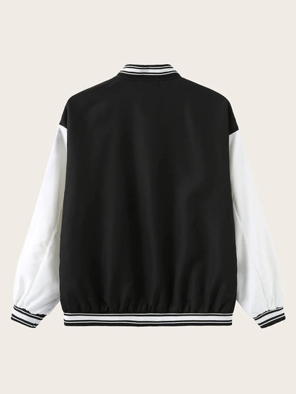 2023 männer Frauen Bomber Jacken Herbst Winter Mode Baseball Uniform Übergröße Mäntel Student Paar Harajuku Lose Jacke