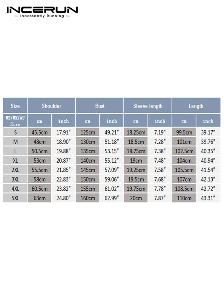 Hübsche, gut sitzende Freizeithemden für Herren, einfarbig, Rollkragen, halbe Ärmel, Knopfleiste, Camisa Masculina, S-5XL, INCERUN Tops 2023