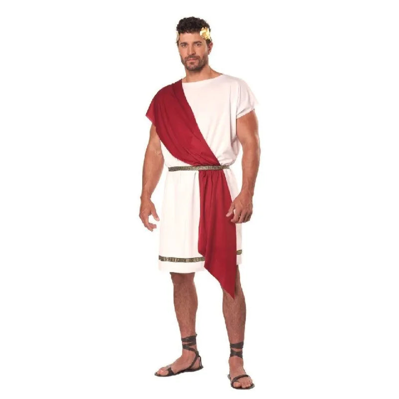 Cosplay Ensembles de costumes de gladiateur romain grec antique pour adultes hommes femmes Halloween Carnaval Déguisement Fête Soldat romain Déguisement