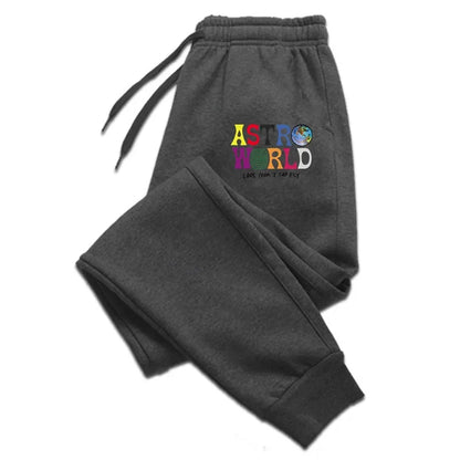 Men's Casual Sports Pants, Running, Training, Running, Long Pants, Gym, Runner, Sweatshirt, Color Letter Printing