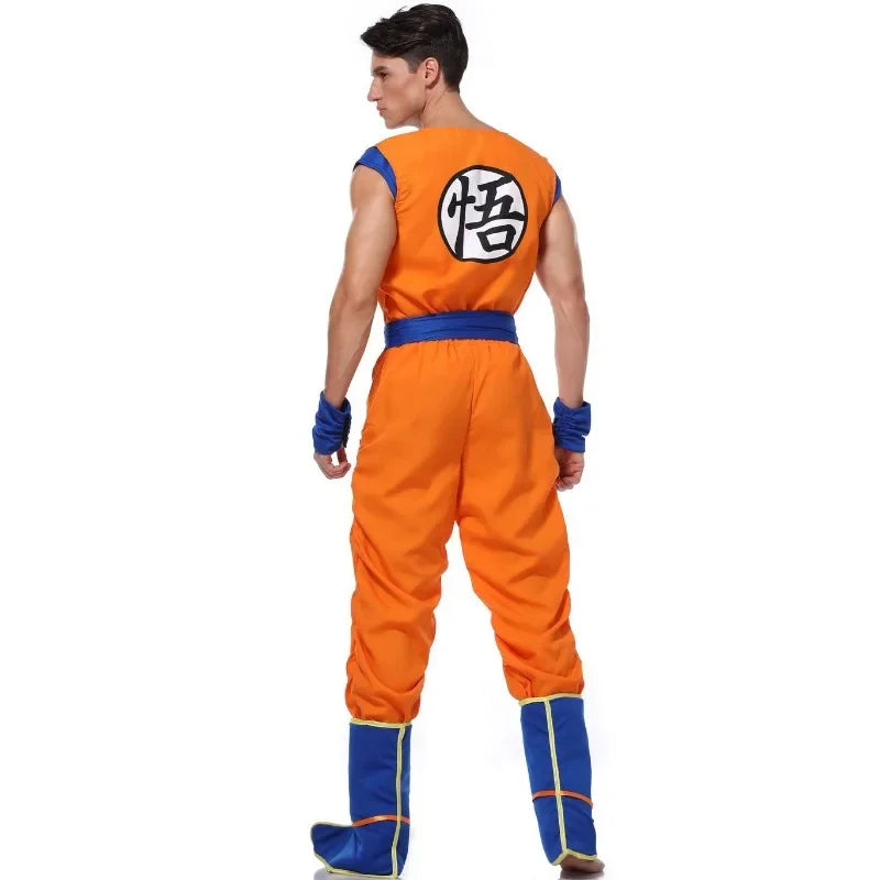 Halloween Anime Erwachsene Orange Anzüge Sohn Maskerade Cosplay Anime Superhelden Rolle Spielen Dress Up