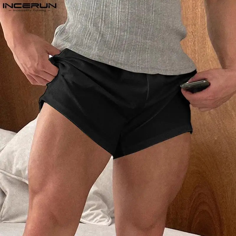 INCERUN 2024 Shorts de style coréen nouveaux hommes été mode sport tout-match Shorts décontractés streetwear hommes solides simples Shorts S-5XL