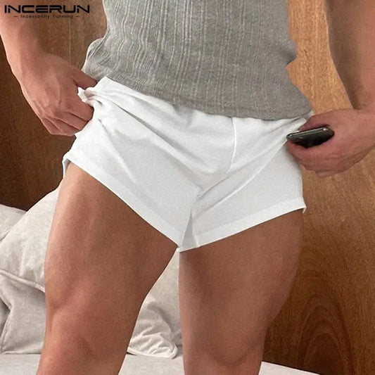 INCERUN 2024 Koreanische Stil Shorts Neue Männer Sommer Mode Sport Alle-spiel Shorts Casual Streetwear Männlichen Solide Einfache Shorts S-5XL