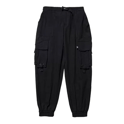 Pantalon cargo HOUZHOU Techwear pour homme, noir, vert, grande taille, jogging, streetwear japonais, style safari, hip hop, 4XL