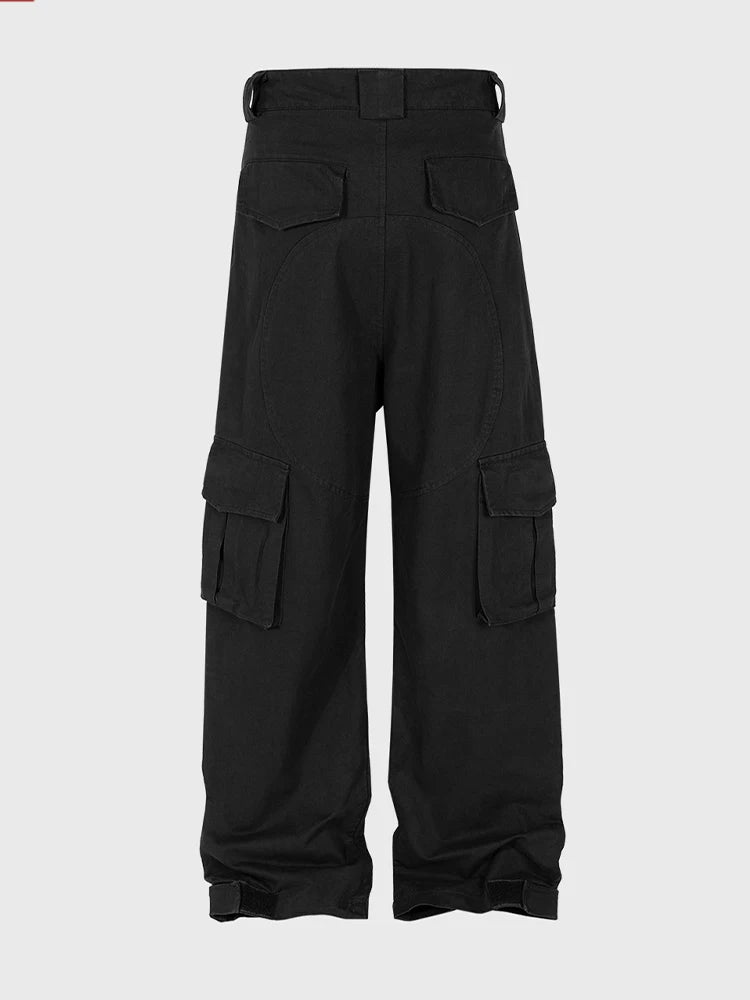 HOUZHOU Techwear Cargo Pants Men Joggers Black Cargo Trousers for Men Jogging Green Japanese Streetwear Hip Hop Safari Style