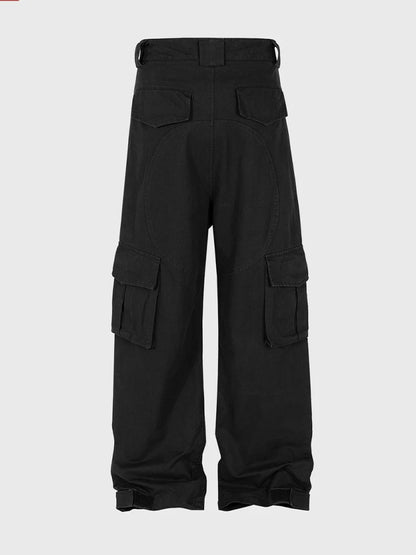 HOUZHOU Techwear Cargohose Herren Jogger Schwarze Cargohose für Herren Jogging Grün Japanischer Streetwear Hip Hop Safari Style