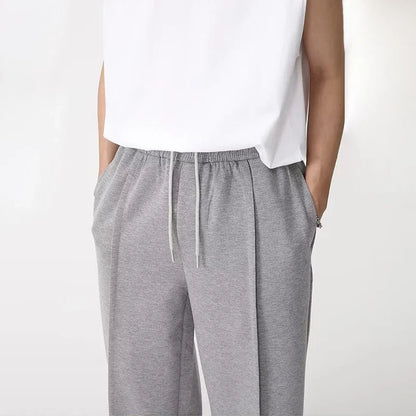 HOUZHOU Ensembles de pantalons de sport pour hommes Ensembles 2 pièces Tenues assorties pour couple Vêtements Sweats à capuche Gris Coréen Streetwear