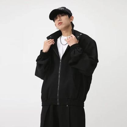 HOUZHOU Sportanzüge Hosen-Sets für Männer 2-teiliges Set Paar passende Outfits Kleidung Hoodies Sweatshirt Grau Koreanische Streetwear