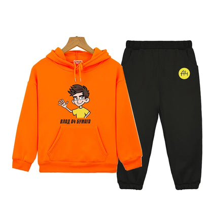 Damenanzug, Com Kapuzenpullover Merch Vlad A4, Lässiges Home-Outfit, Jersey, Kleinkind Maulwurf