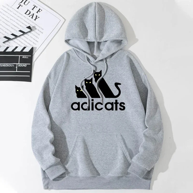 Brand Printed Men's Hoodie Wool Warm Men's Sweatshirt Fashion Street Wear Casual Men's Loose Breathable Pullover Brand Hoodie