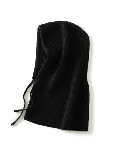 Bonnet tricoté en laine et cachemire pour homme et femme, écharpe, élégant, bonnet, cagoule, couvre-chef, unisexe, 4 nouvelles couleurs, hiver