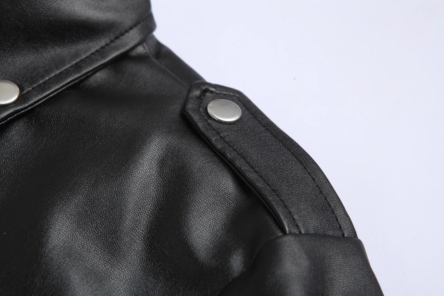 2023 Mens Fashion Leather Jacket Slim Fit Stand Collar PU Jacket Male Anti-wind Motorcycle Lapel Diagonal Zipper Jackets Men